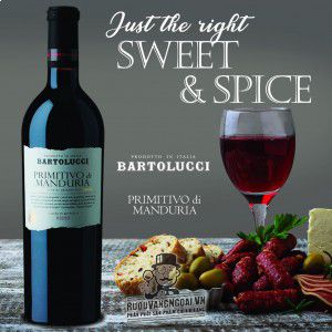 Rượu Vang Ý Bartolucci Primitivo Di Manduria uống ngon bn1